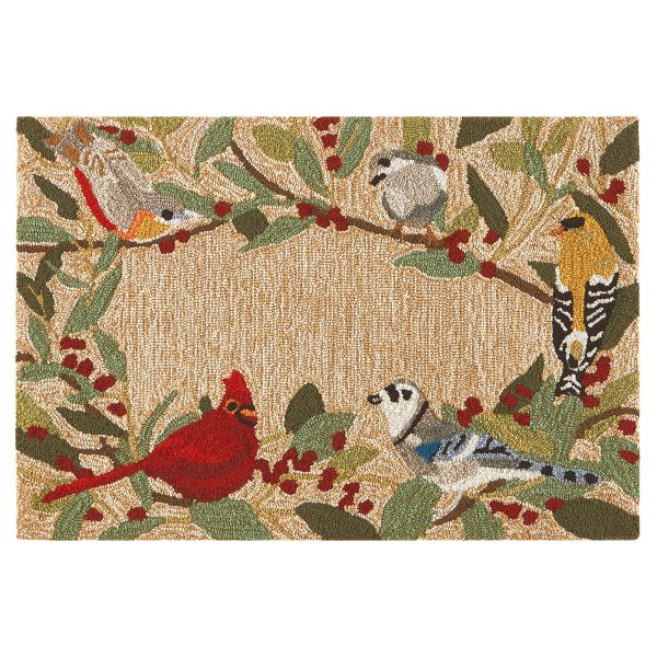 Liora Manne Frontporch Bird Border Natural