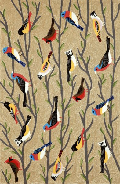 Liora Manne Frontporch Birds Multi