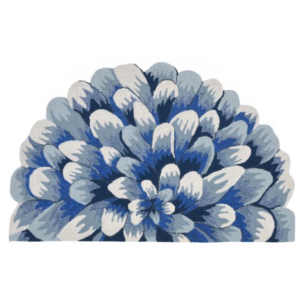 Liora Manne Frontporch Mum Blue