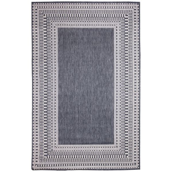 Liora Manne Malibu Etched Border Navy