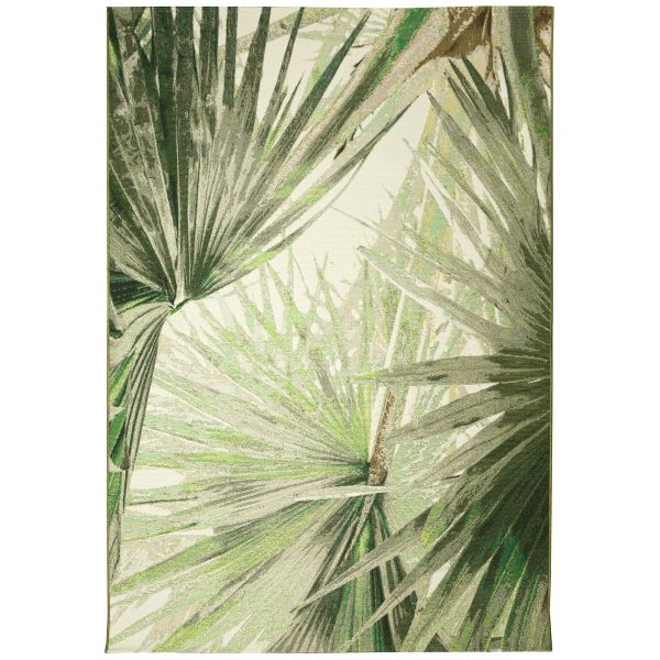 Liora Manne Marina Palm Fan Green
