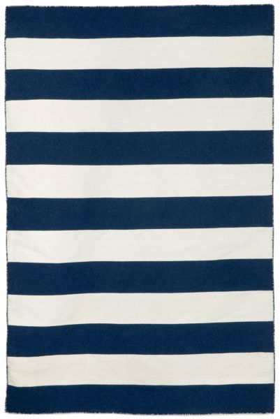 Liora Manne Sorrento Rugby Stripe Navy