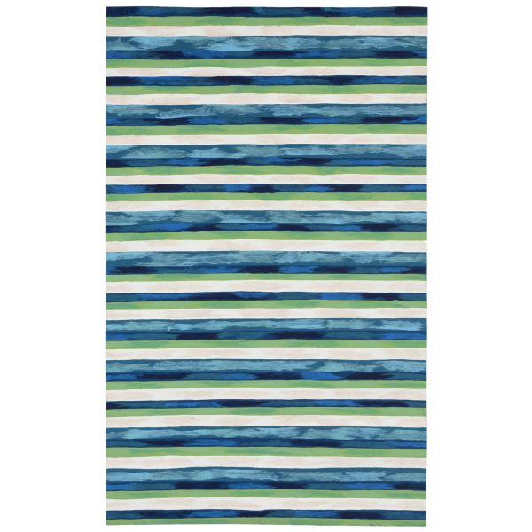 Liora Manne Visions II Painted Stripes Cool