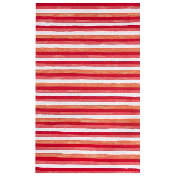 Liora Manne Visions II Painted Stripes Warm