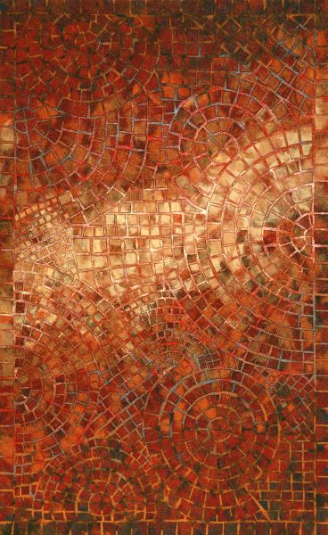 Liora Manne Visions V Arch Tile Red