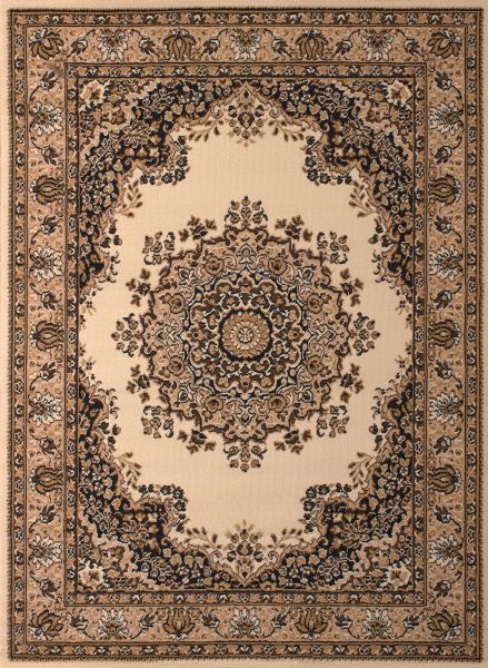 United Weavers Dallas Floral Kirman Ivory Collection