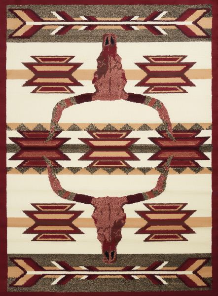 United Weavers Legends Bone Arrow Multi 5'3" x 7'2"