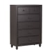 Cottage View - 5 Drawer Chest - Dark Gray