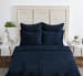Bari - King Velvet Quilt Collection - Blue