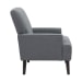 Kiwi - Chair - Boucle Grey / Espresso