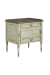 Thatcher - End Table - Pearl Silver / Dark Brown