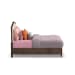 Bellevue - Queen Bed - Pearl Silver / Dark Brown