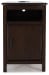 Devonsted - Dark Brown - Chair Side End Table