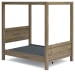 Aprilyn - Light Brown - Full Canopy Bed