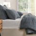 Colmar - King Quilt - Marina Blue