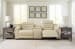 Center Line - Cream - Power Reclining Loveseat With Console 3 Pc Sectional