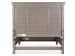 Lancaster - Complete Queen Shutter Panel Bed - Dovetail Gray