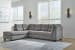 Marleton - Gray - 2-Piece Sectional With Laf Corner Chaise