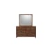 Warner - Dresser And Mirror - Chestnut