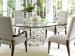 Laurel Canyon - Bollinger Round Dining Table With 72" Glass Top - Beige