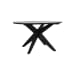 Alameda - 53" Outdoor Round Dining Table - Black