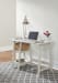 Mirimyn - Antique White - 2 Pc. - Small Desk, Swivel Desk Chair