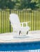 Hyland Wave - White - Swivel Glider Chair
