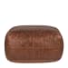 Poufs - Leather Kona Pouf - Brown