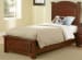Hamilton/Franklin Panel Bed with Storage Footboard Cherry Twin