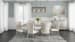 Chevanna - Platinum - 8 Pc. - Dining Room Table, 6 Side Chairs, Server