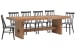 Lindon - Trestle Dining Table With 6 Side Chairs - Belgian Wheat