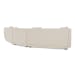 Fraser - 3 Piece Modular Sectional With Slipper - White