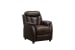 Ewing - Children's Recliner, Push Thru The Arm - Brown