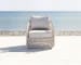 Dana - Rope Club Chair, With Self Welt - Linen Canvas