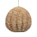 Kauri - 5 Light Wooden Bead Pendant - Brass / Woodtone