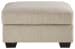 Decelle - Putty - Oversized Accent Ottoman