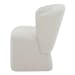 Larson - Performance Fabric Rolling Dining Chair - Helio Oyster