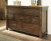 Lakeleigh - Brown - 6 Pc. - Dresser, Mirror, Chest, King Panel Bed