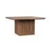 Vander - Square Dining Table - Tawny Brown