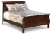 Alisdair - Full Sleigh Bed - Dark Brown