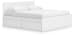 Onita - King Panel Platform Bed With 2 Side Storage - White