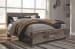 Derekson - Multi Gray - King Panel Headboard