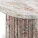 Nordens - Marble Round End Table - Gray