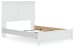 Bostwick Shoals - White - Queen Panel Bed With Framed Footboard