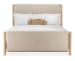 Retreat - King Upholstered Panel Bed - Beige