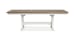 Kingston - Extendable Trestle Dining Table - Whisper White And Cerused Nutmeg