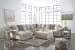 Ardsley - Pewter - Left Arm Facing Corner Chaise, Armless Loveseat, Wedge, Right Arm Facing Sofa Sectional