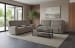 Caleb - Power Headrest Power Recl Console Loveseat With Zero Gravity - Taupe