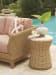 Los Altos Valley View - Round Side Table - Light Brown
