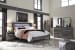 Baystorm - Gray - 6 Pc. - Dresser, Mirror, King Panel Bed, 2 Nightstands